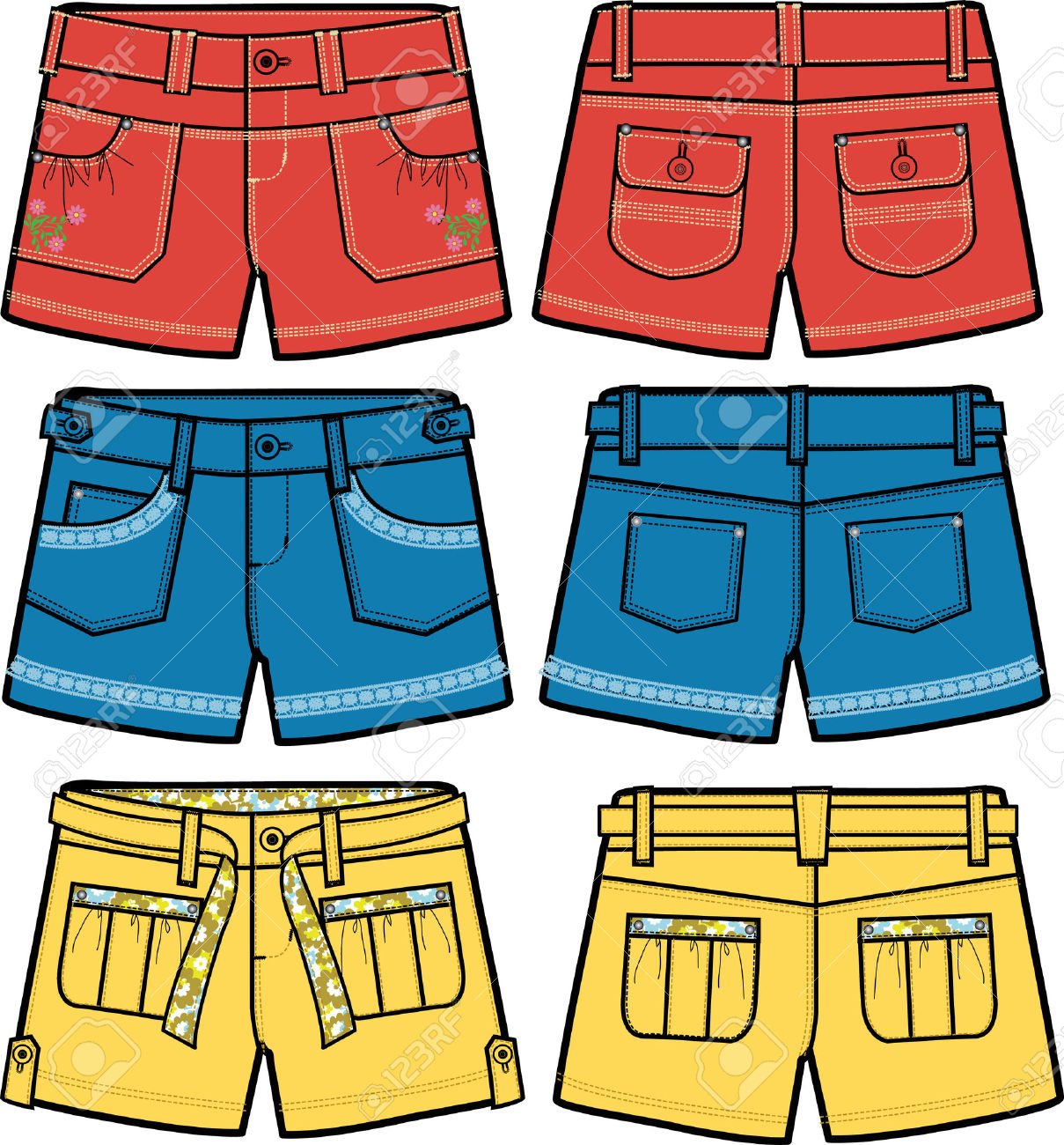 Shorts clipart - Clipground