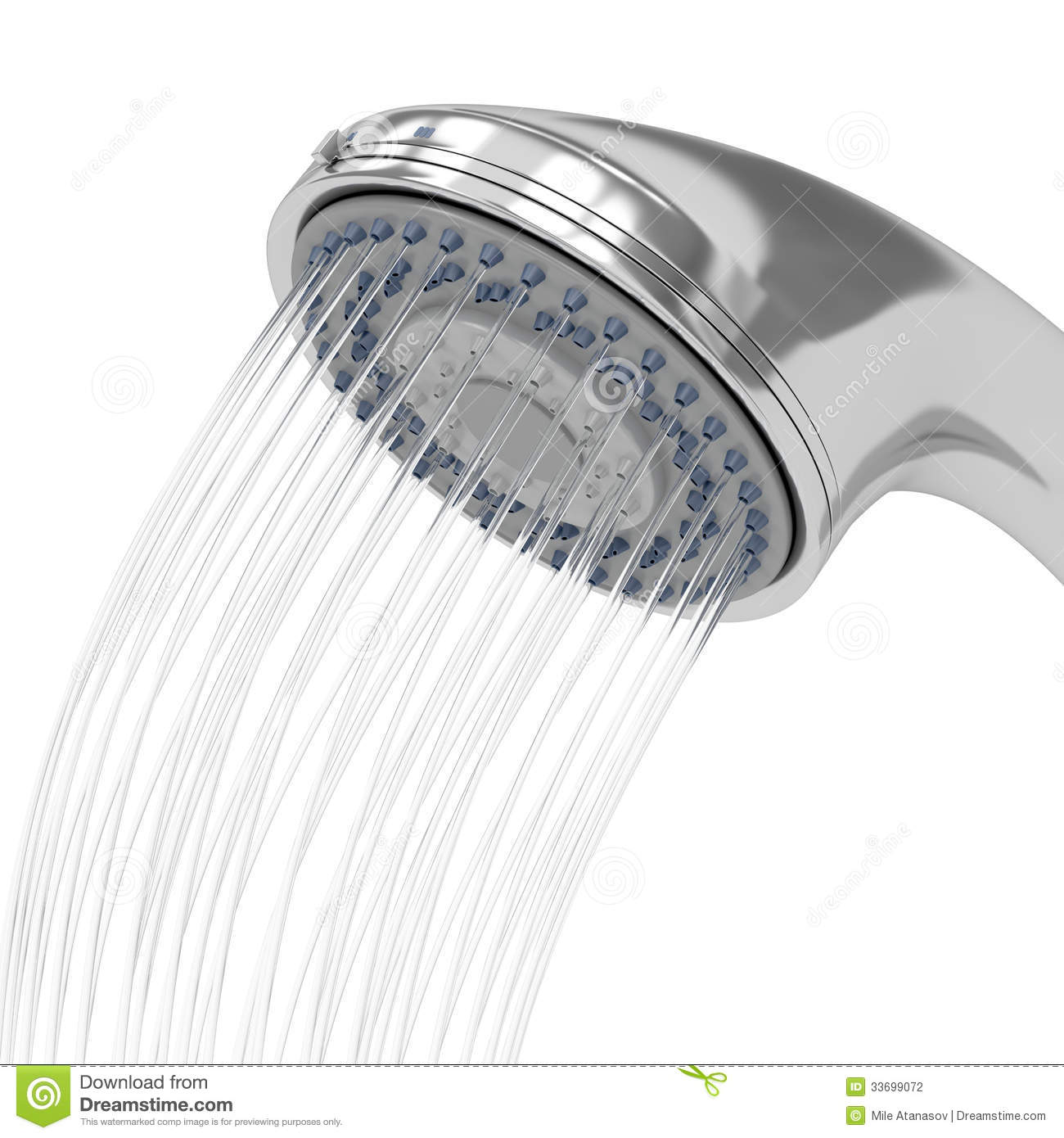 Leaky Shower Head Clipart.