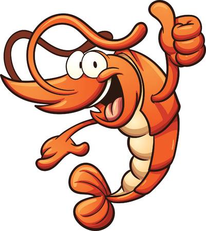 948 Shrimp free clipart.