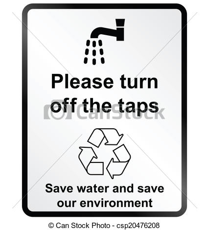 Turn Off Tap Clipart.