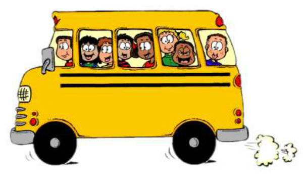 Charter bus clipart.