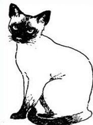 Free Siamese Cat Clipart.