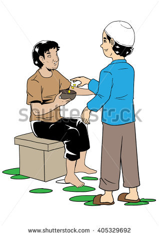 giving money to homeless clipart