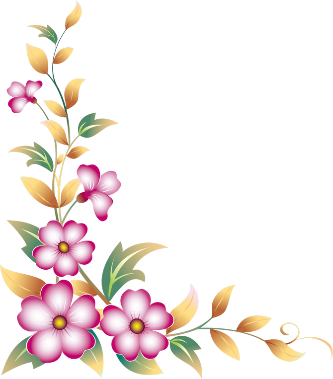 HD Corner Clipart Daisy.