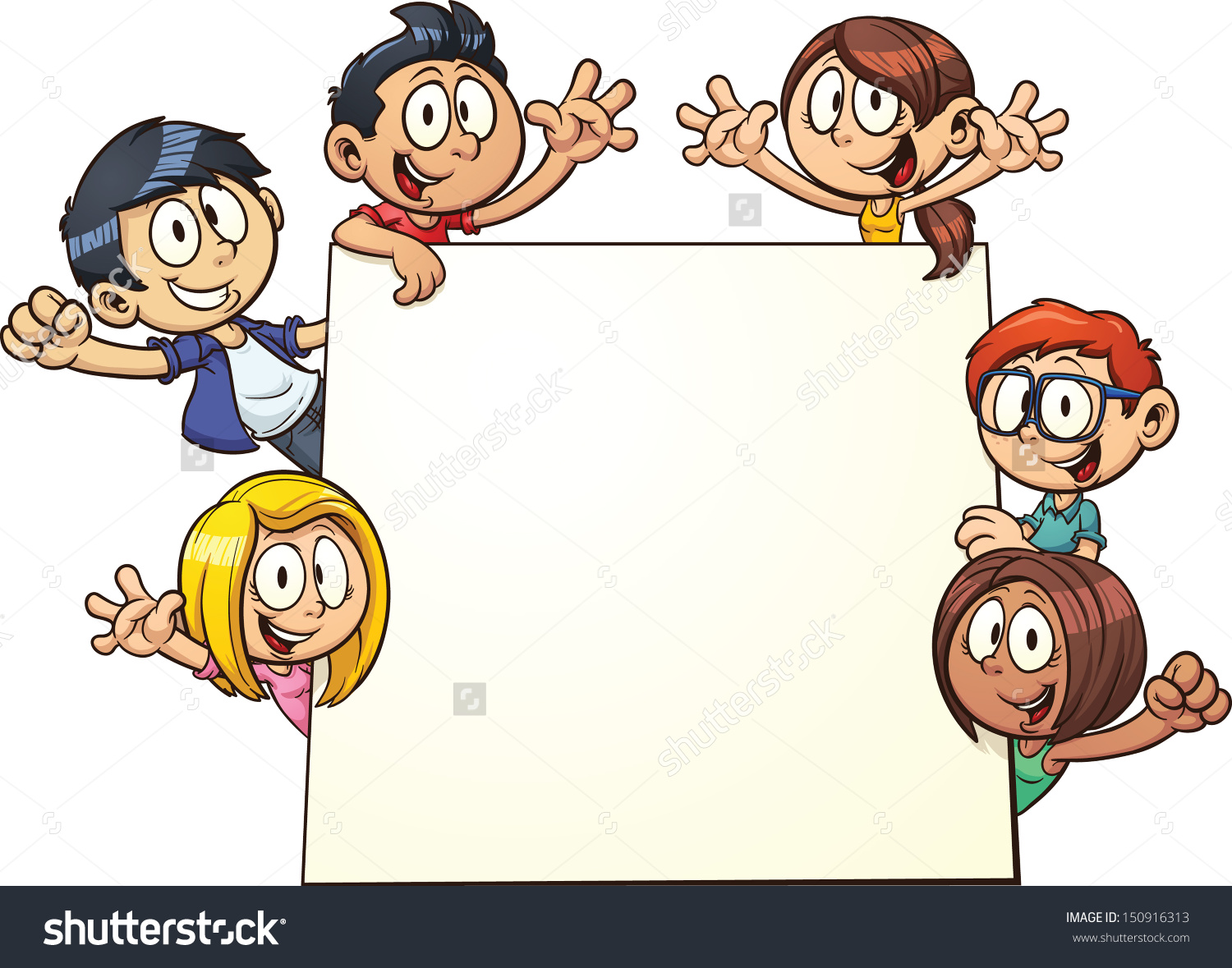 Children Sign In Clipart.