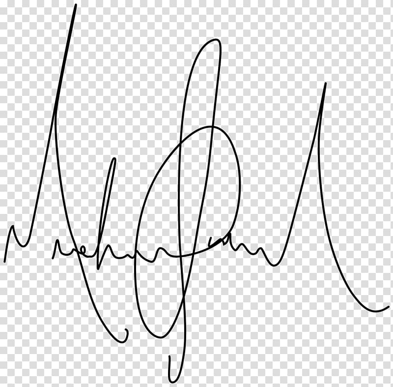 Michael Jackson Signature transparent background PNG clipart.