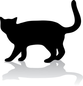 Silhouette animal clipart.