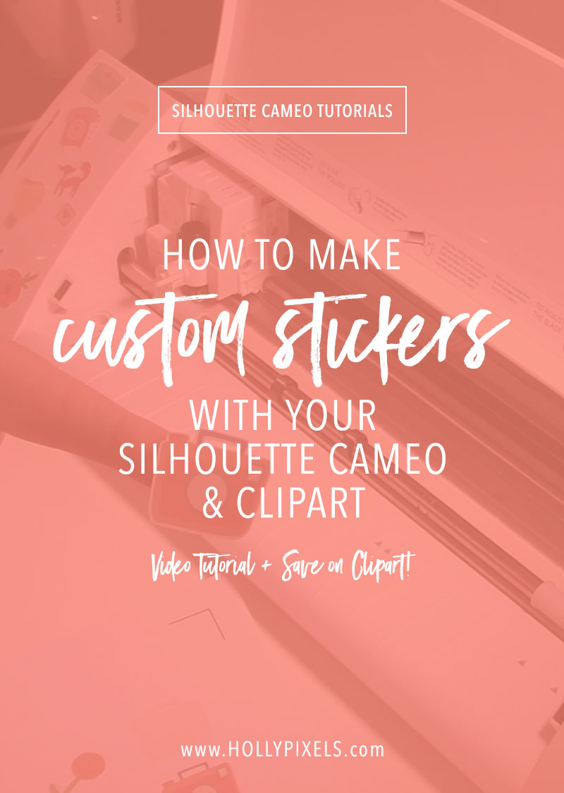 How to Make Stickers with Silhouette and Clipart.