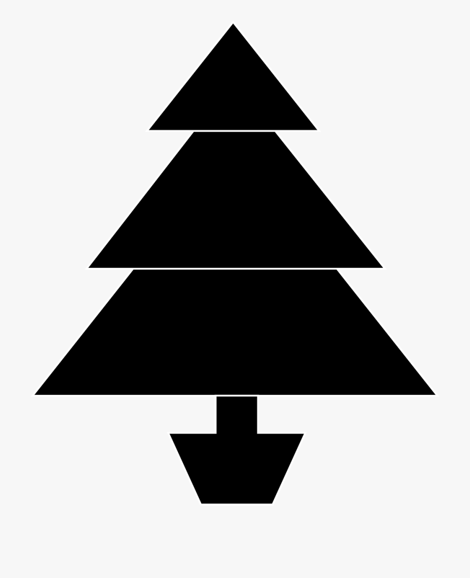 Christmas Tree Clipart Black And White.