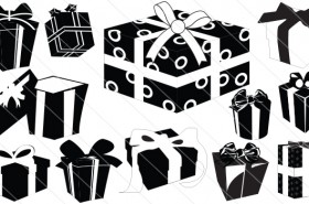 Download silhouette clipart christmas package 20 free Cliparts ...