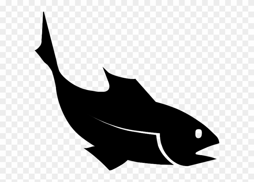 Bass Fish Clip Art Black And White Fishblack.