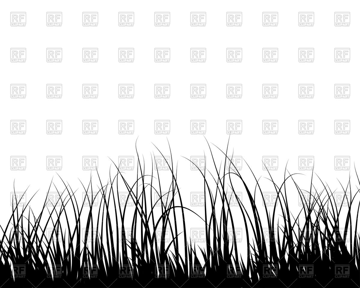 Grass silhouette Vector Image #82323.