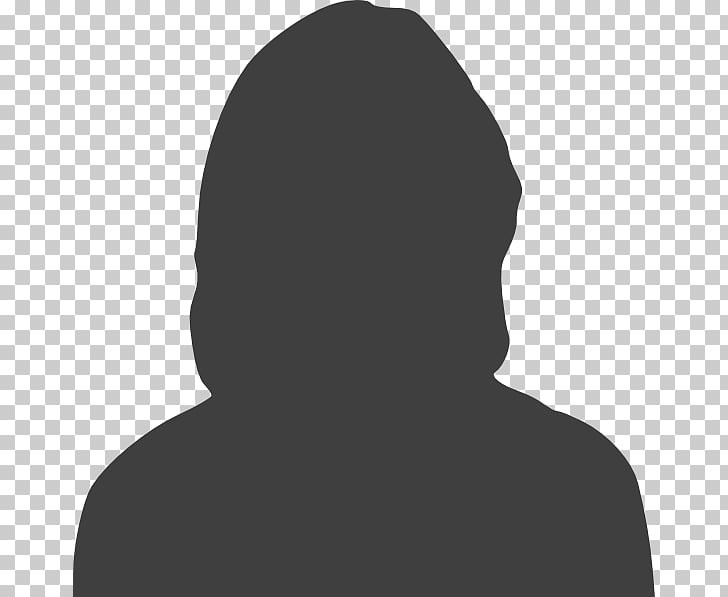 Silhouette Female Woman , Headshot Silhouette PNG clipart.