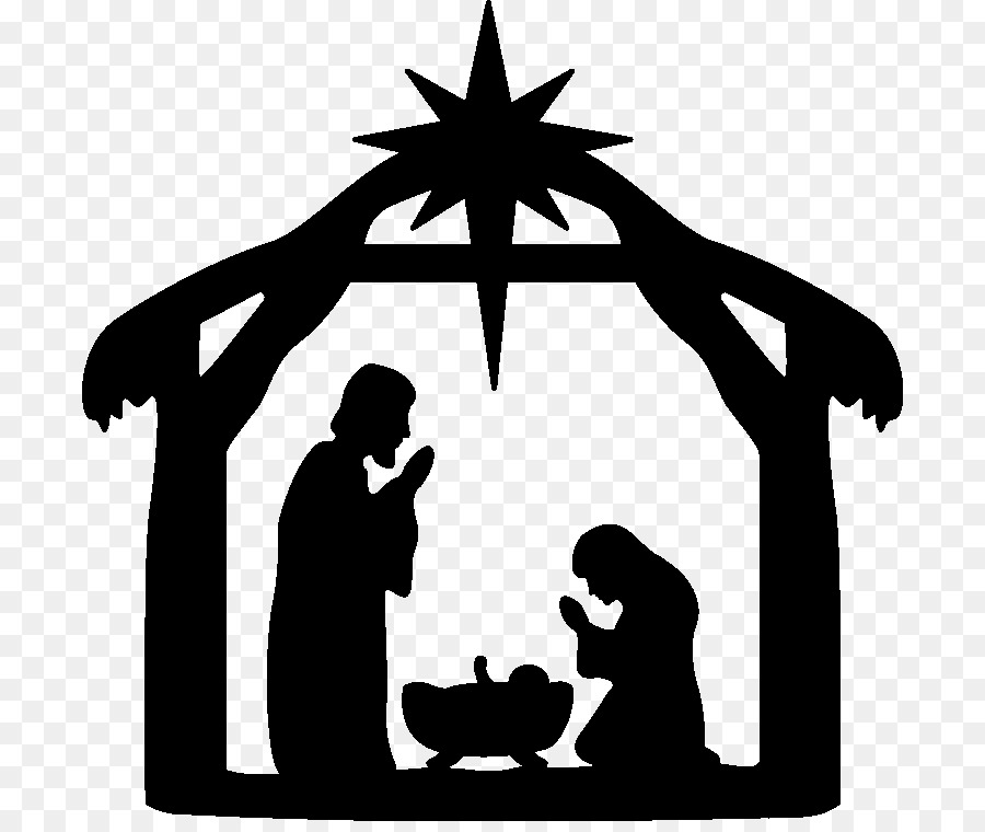 Christmas Black And White clipart.