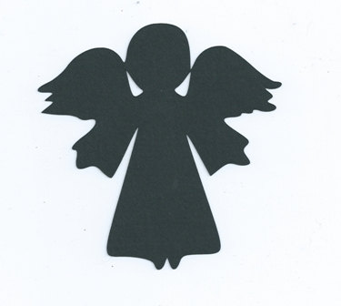 Download silhouette of angel clipart - Clipground