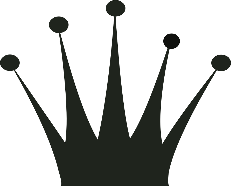 Crown, Silhouette, Gold, Clip Art, King, Queen, Prince.