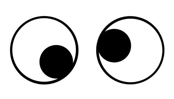 9813 Eyes free clipart.