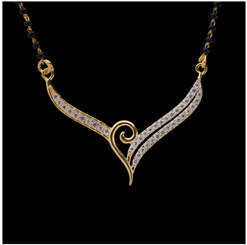 Silver Fancy Mangalsutra Fj1319750.