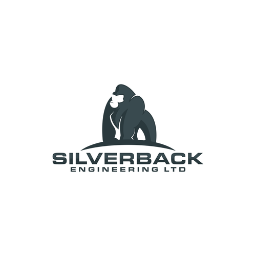 Create a capturing Silverback Gorilla illustration for logo.