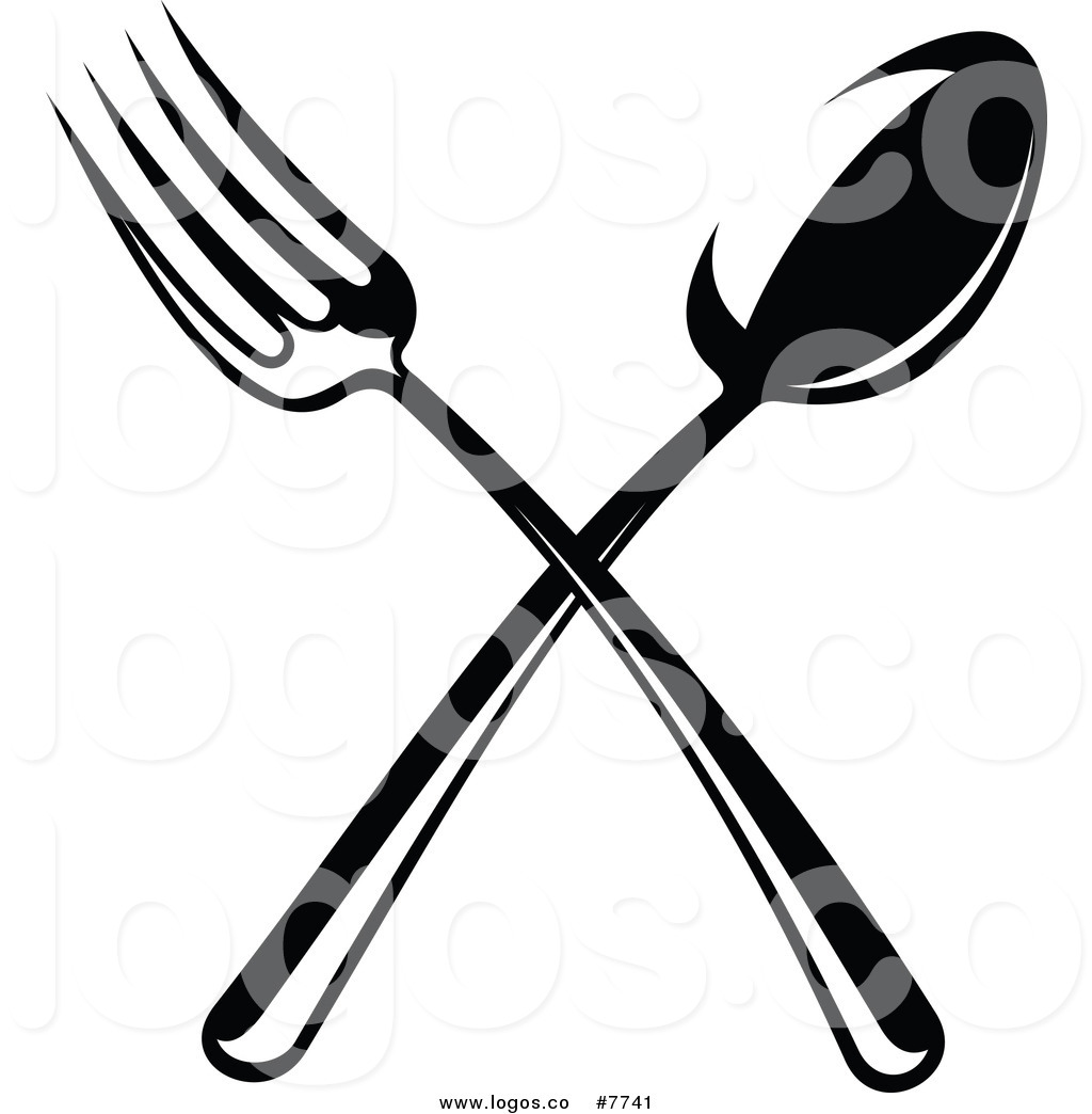 Royalty Free Clip Art Vector Black and White Dining and.