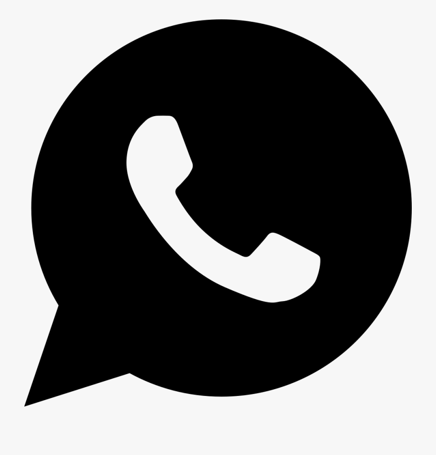 Whatsapp Logo Bw Png , Free Transparent Clipart.