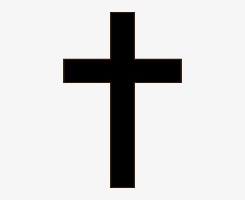 Crucifix Clipart Black And White Simple Black Cross.