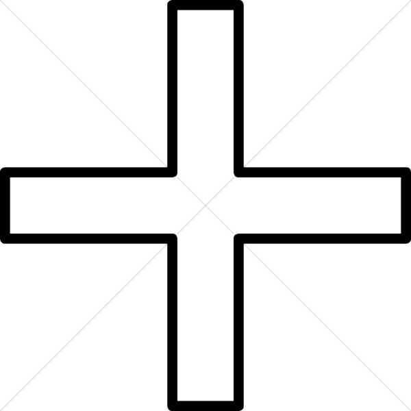Simple Equal Sided Cross.