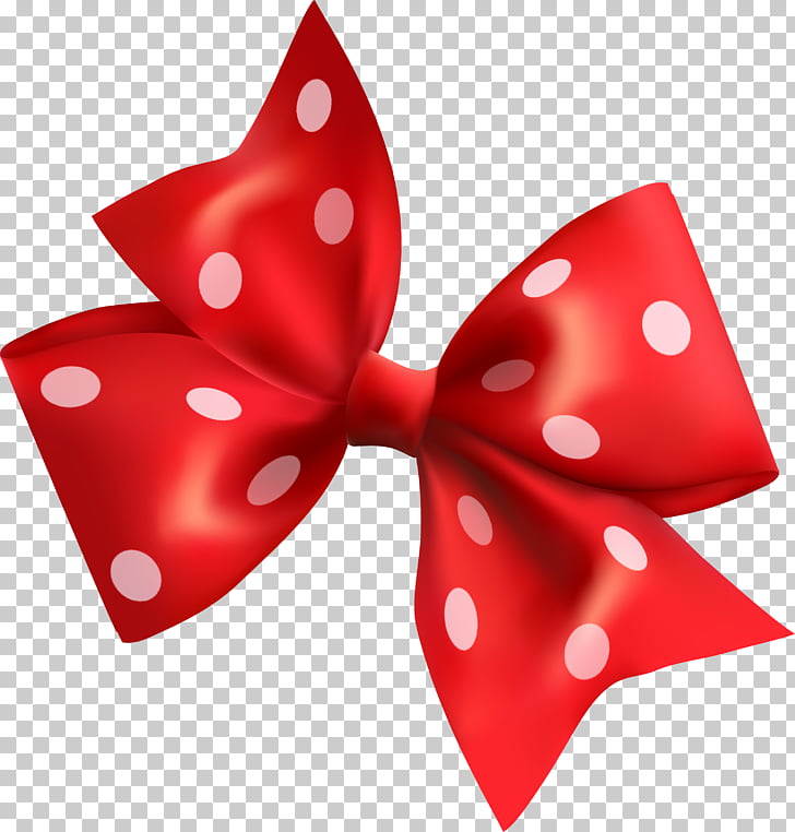 Gift Ribbon , Simple red bow tie PNG clipart.