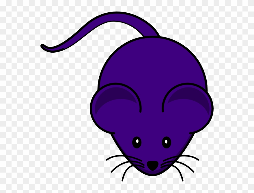 Purple Simple Mouse Art Clip Art At Clker Com.