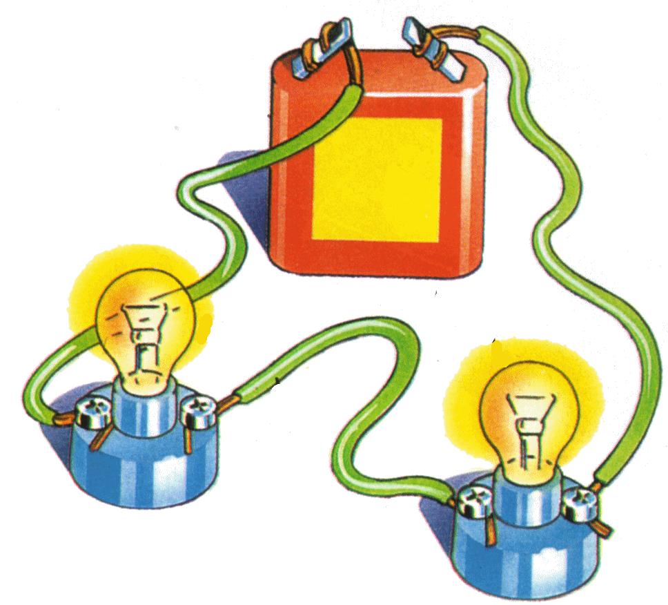 Physics clipart simple circuit, Physics simple circuit.