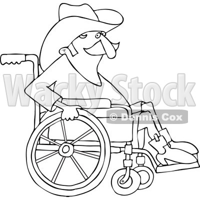 Wheelchair Clipart Black And White.