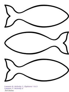 Simple Fish Outline.