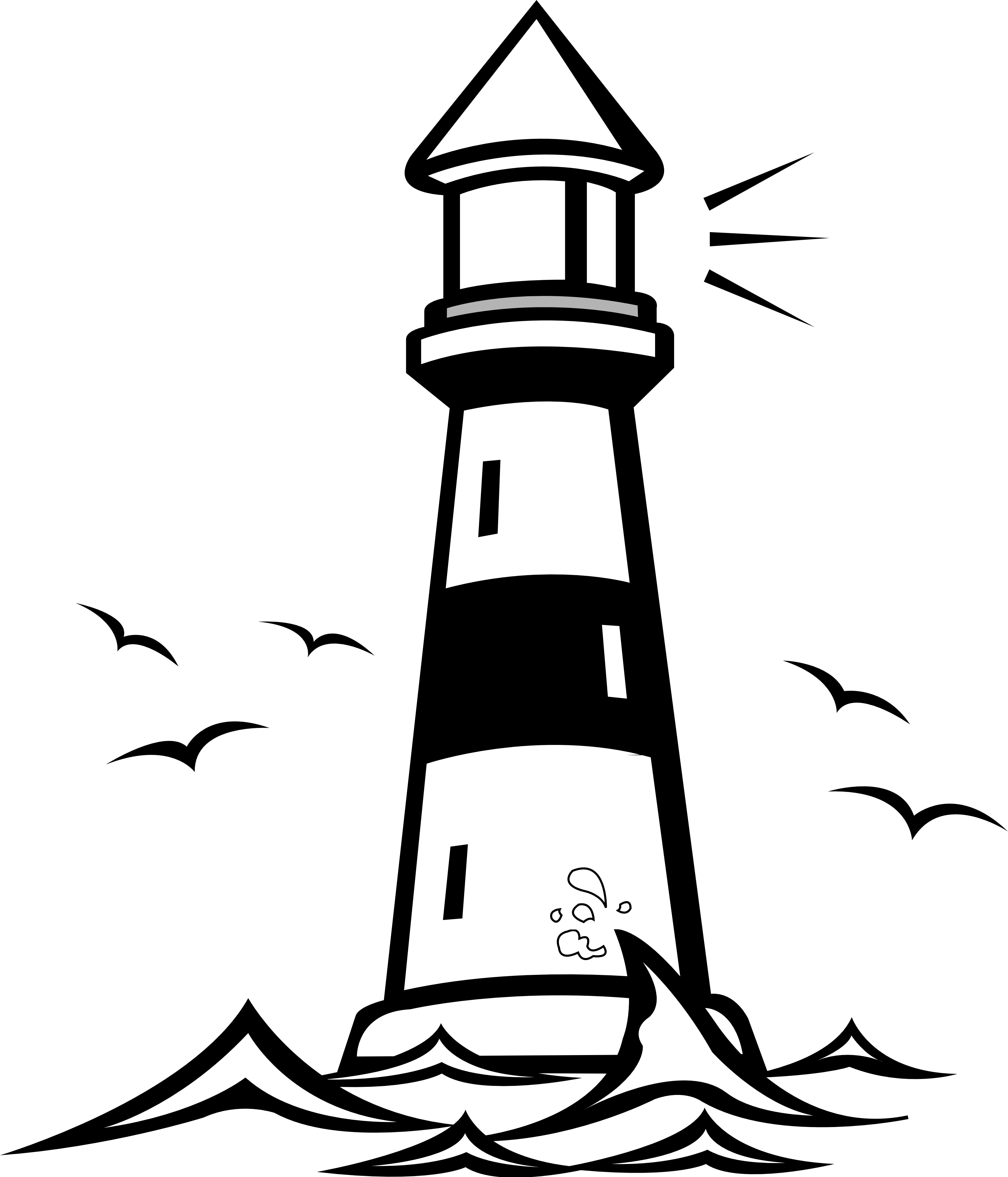 Lighthouse Vector Clip Art.
