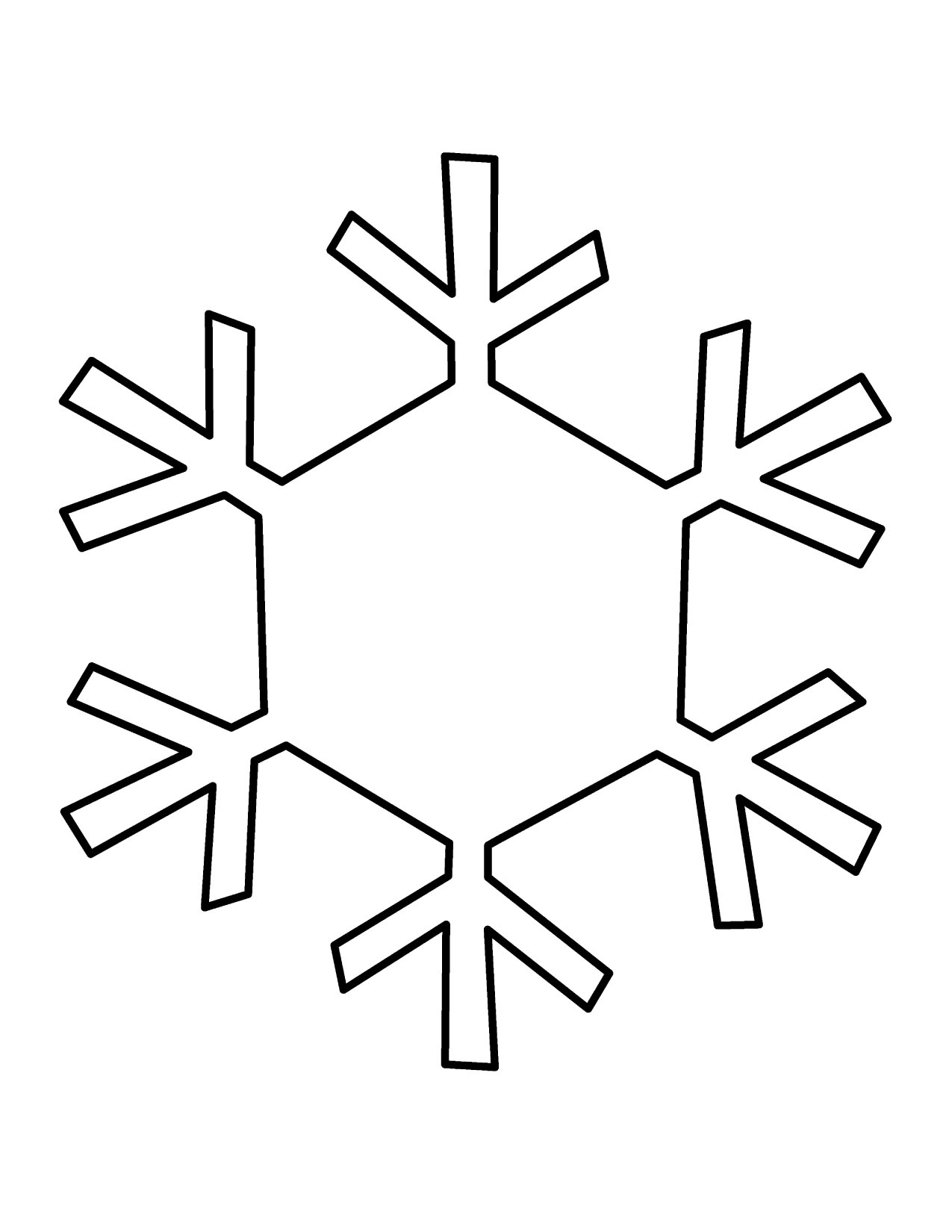 Simple snowflake clipart free clipart images.
