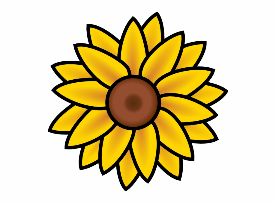 Free Free 189 Printable Simple Sunflower Clipart SVG PNG EPS DXF File