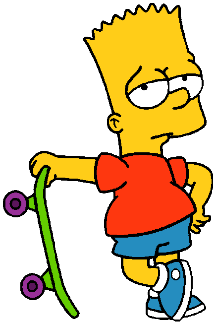 Bart Simpson Clipart.