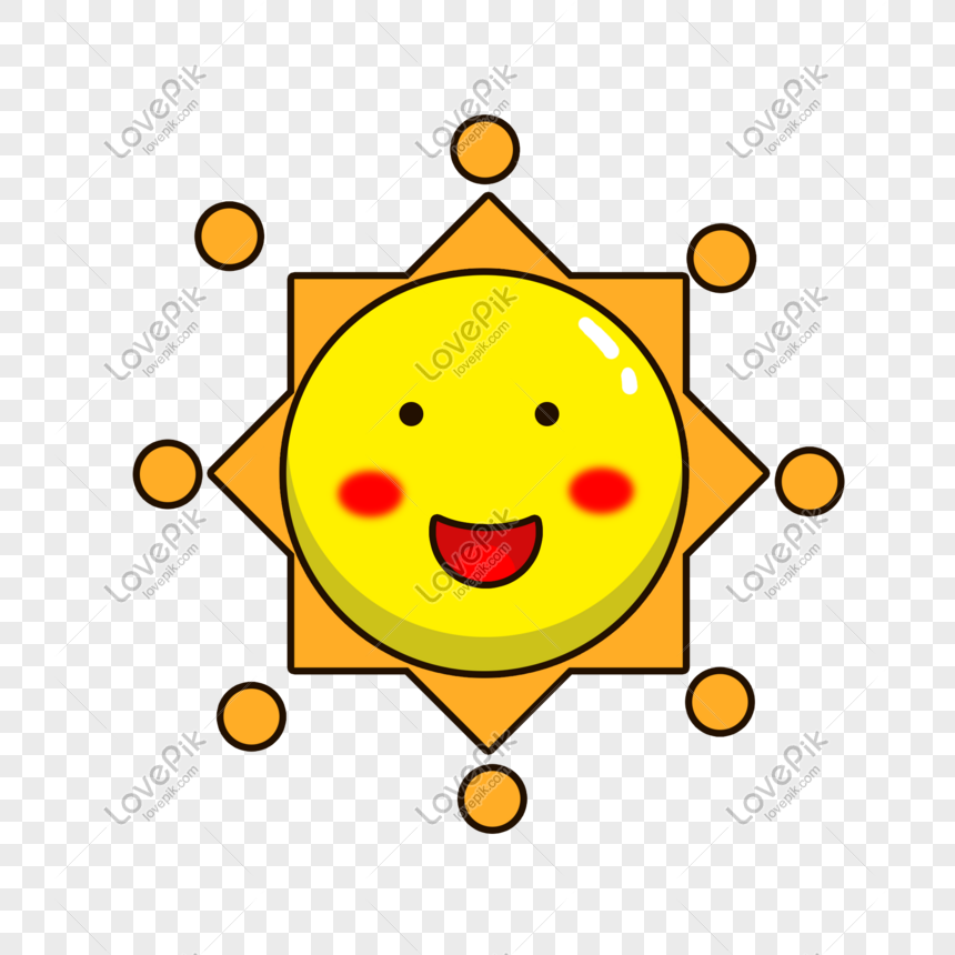 gambar kartun sinar matahari vektor gambar unduh gratis_.
