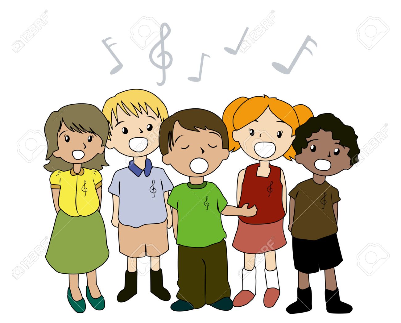 free clipart kids singing 10 free Cliparts | Download images on ...