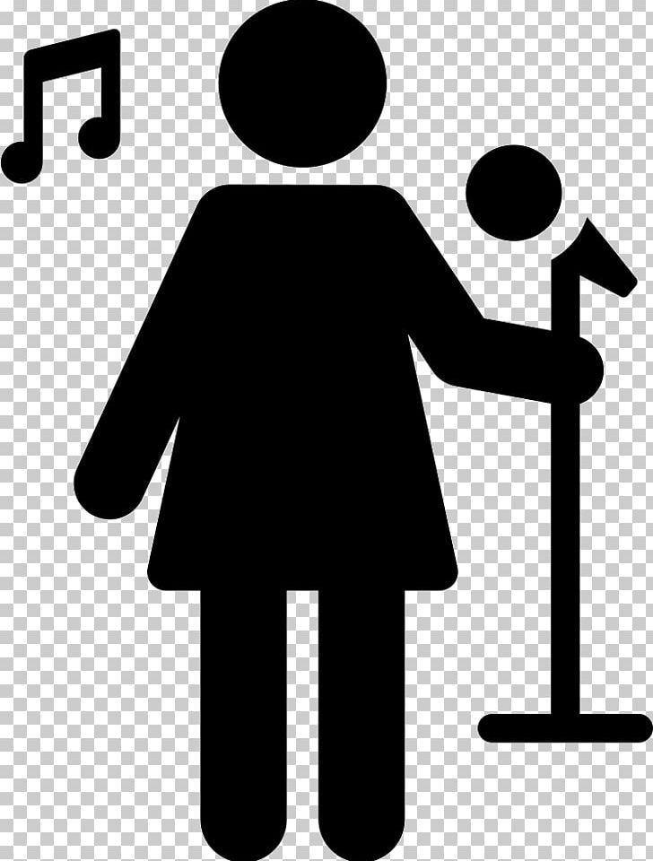 Computer Icons Singer Singing PNG, Clipart, Black And White.