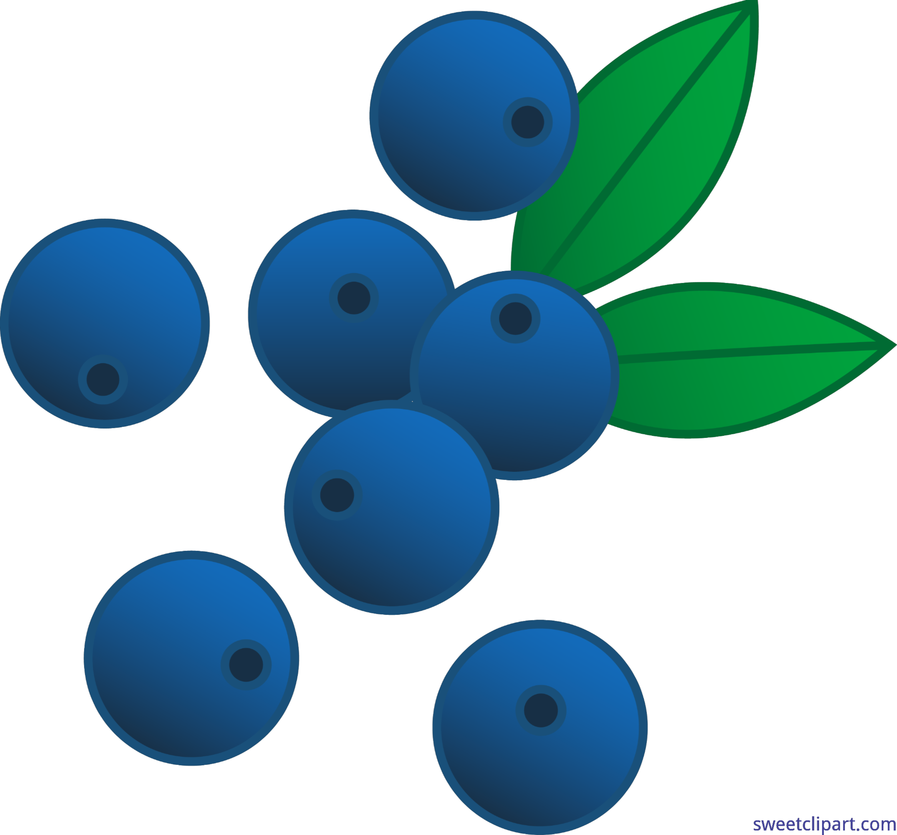 Berries Blueberries Clip Art.