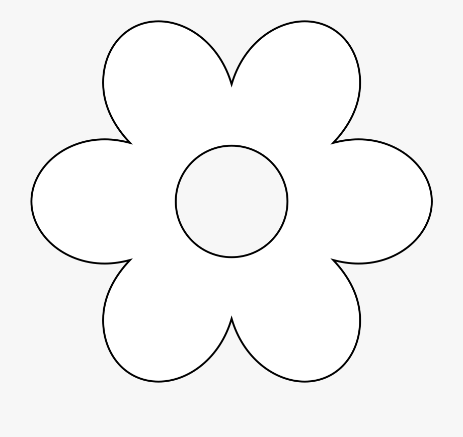 Flower Black And White Flower Clipart Black And White.