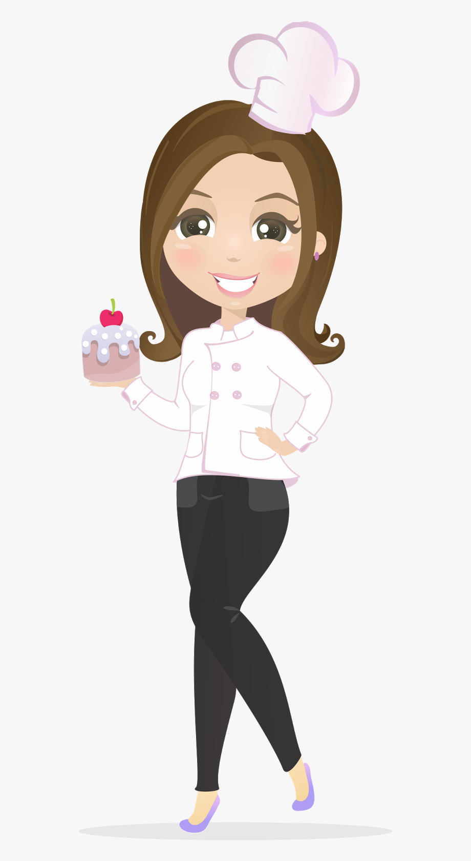 Pie Clipart Girl Baker.