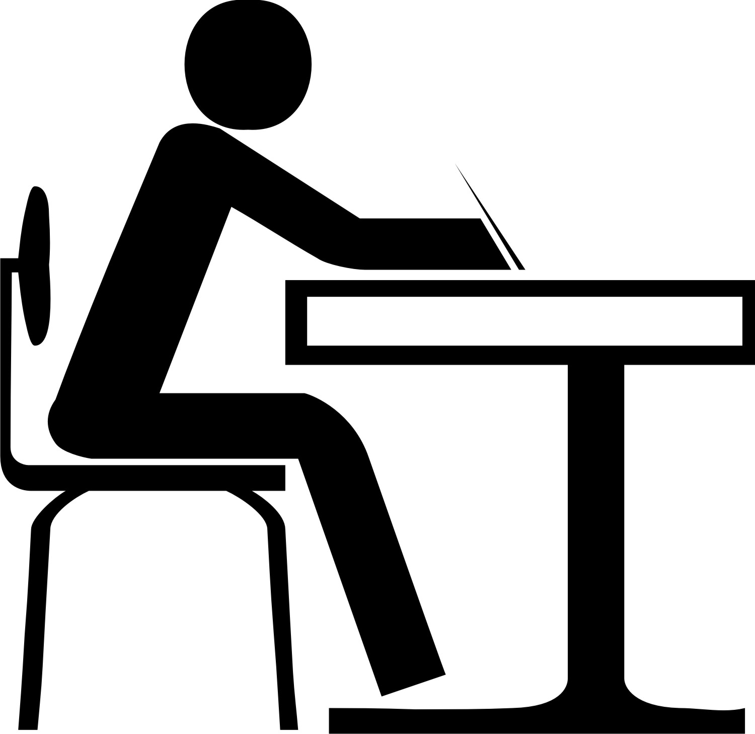 6619 Desk free clipart.