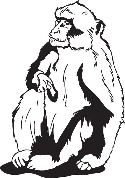 Sitting baboon clipart 20 free Cliparts | Download images on Clipground ...