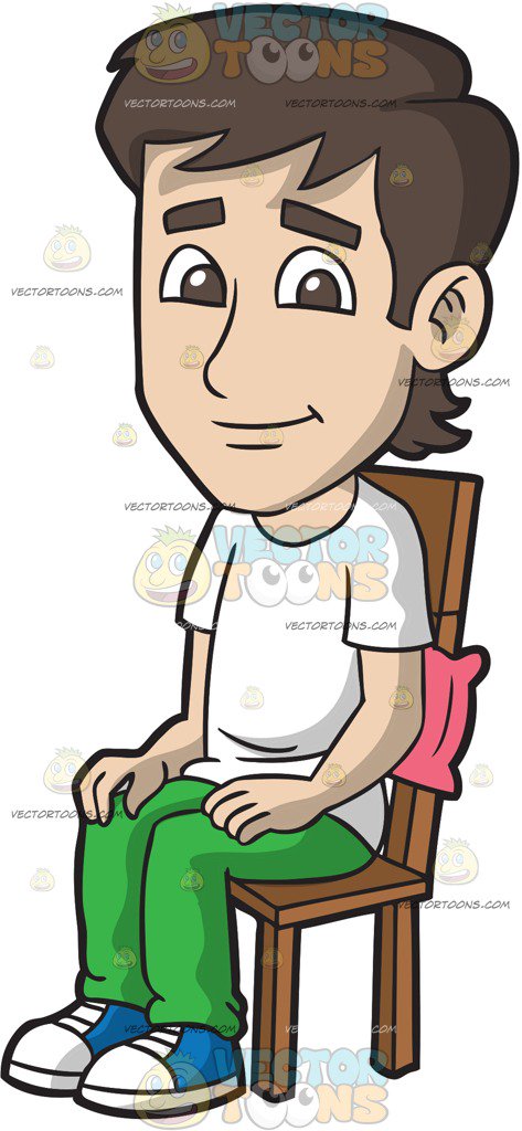 Sitting down clipart 1 » Clipart Station.