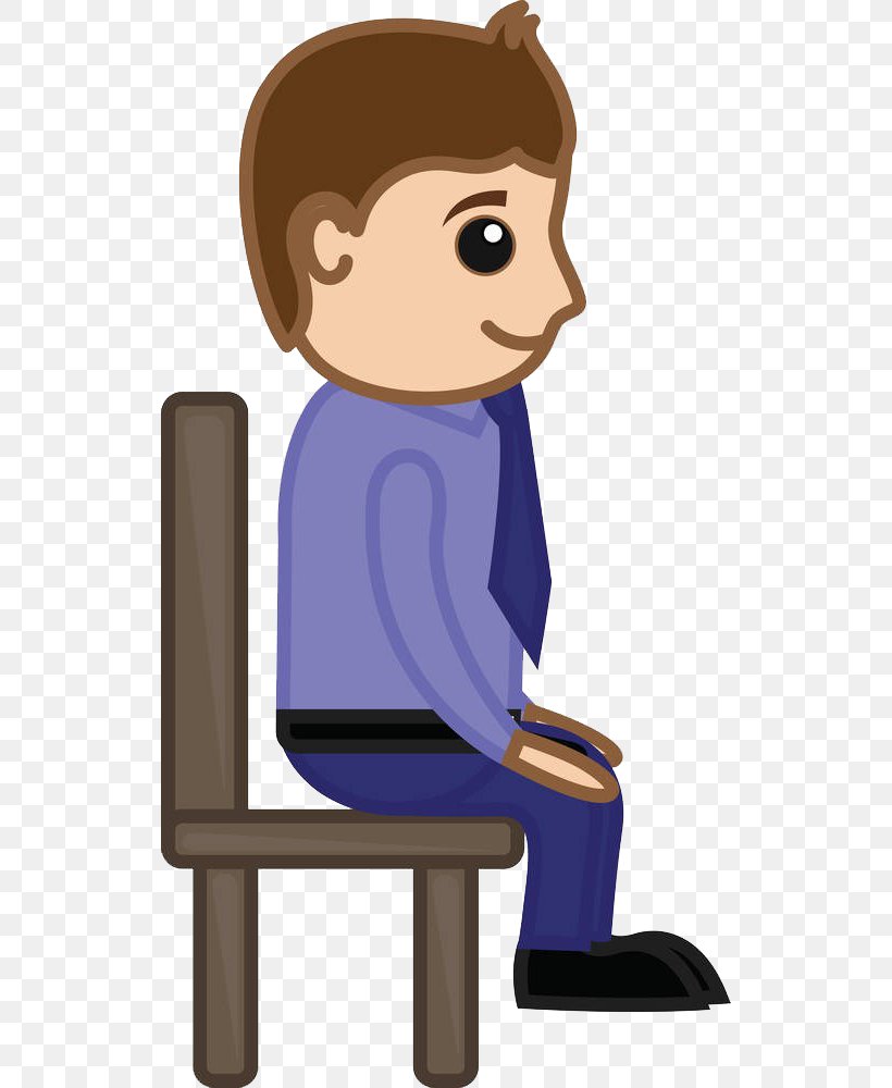 Chair Cartoon Sitting Clip Art, PNG, 524x1000px, Watercolor.