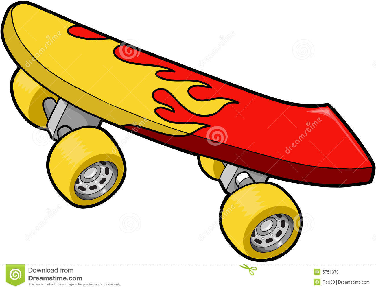 Skateboard clipart 1 » Clipart Station.