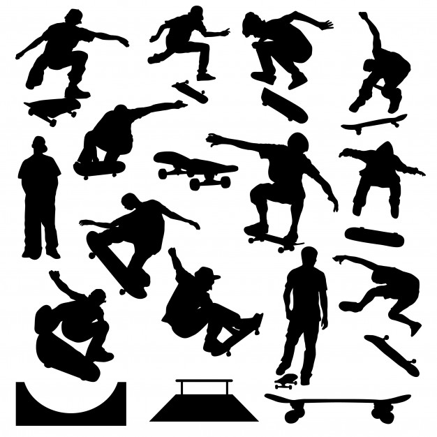 skateboarder silhouette clipart 10 free Cliparts | Download images on