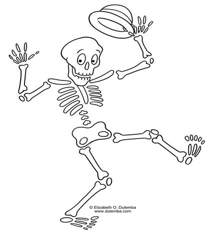 Halloween skeleton clipart free clipart images image.