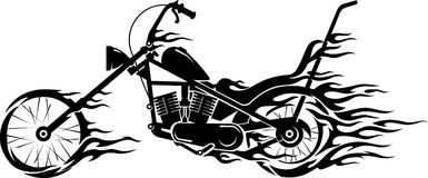 Skeleton on motorcycle clipart.